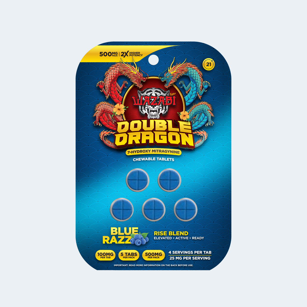 DOUBLE DRAGON I 7-OH | 100MG TAB 500MG POWER PACK