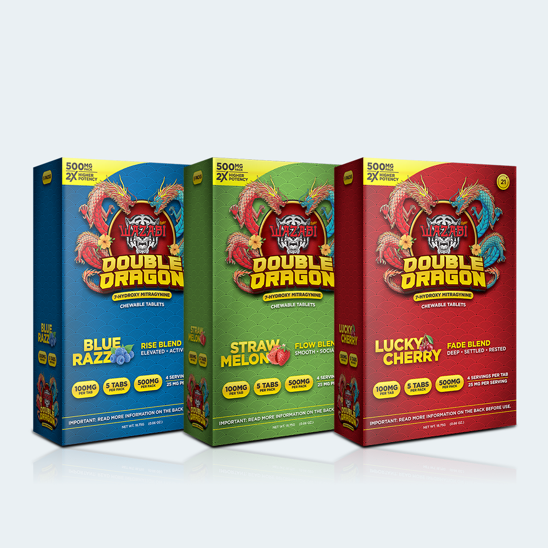 DOUBLE DRAGON I 7-OH | 100MG TAB 500MG POWER PACK