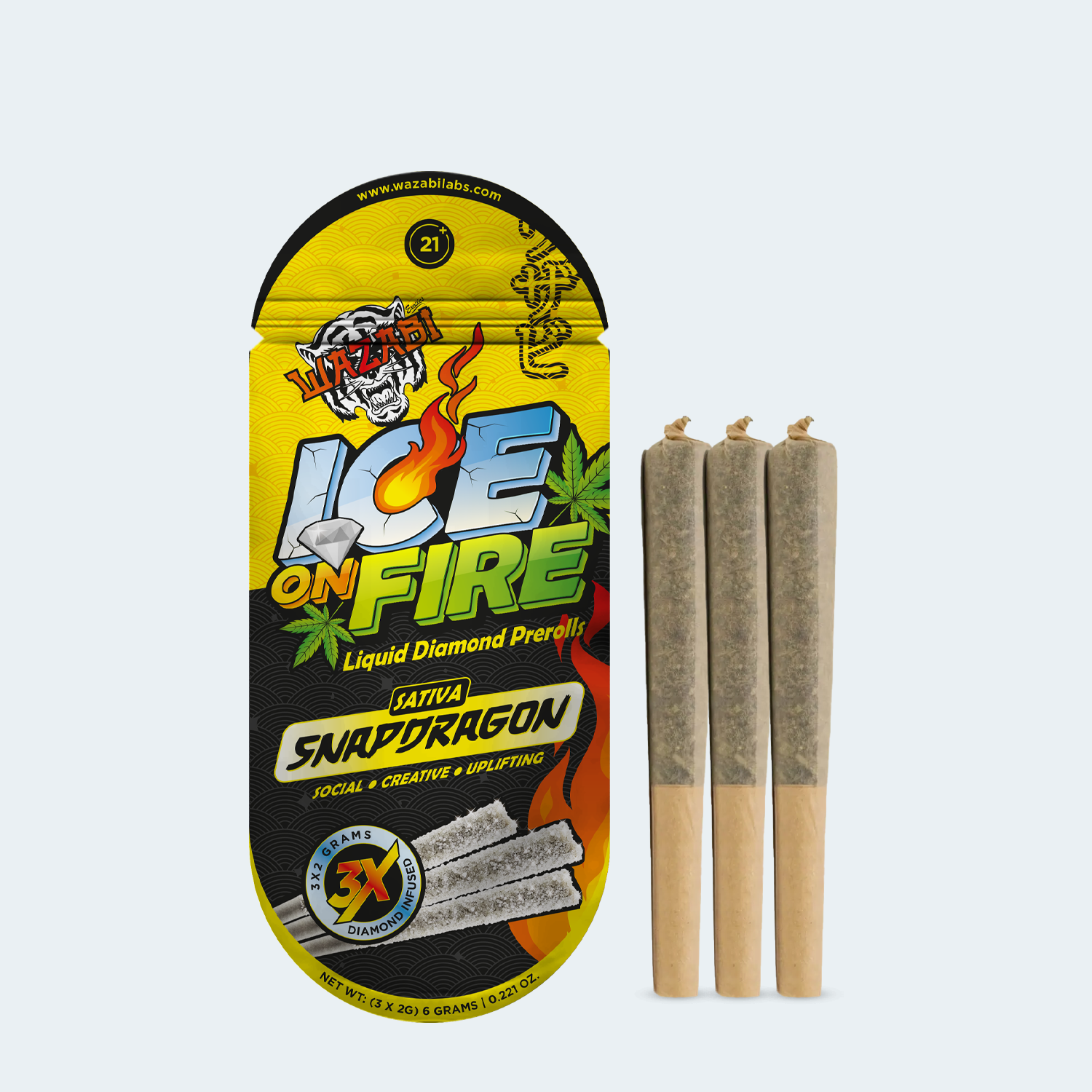ICE ON FIRE I THCA | LIQUID DIAMOND INFUSED
