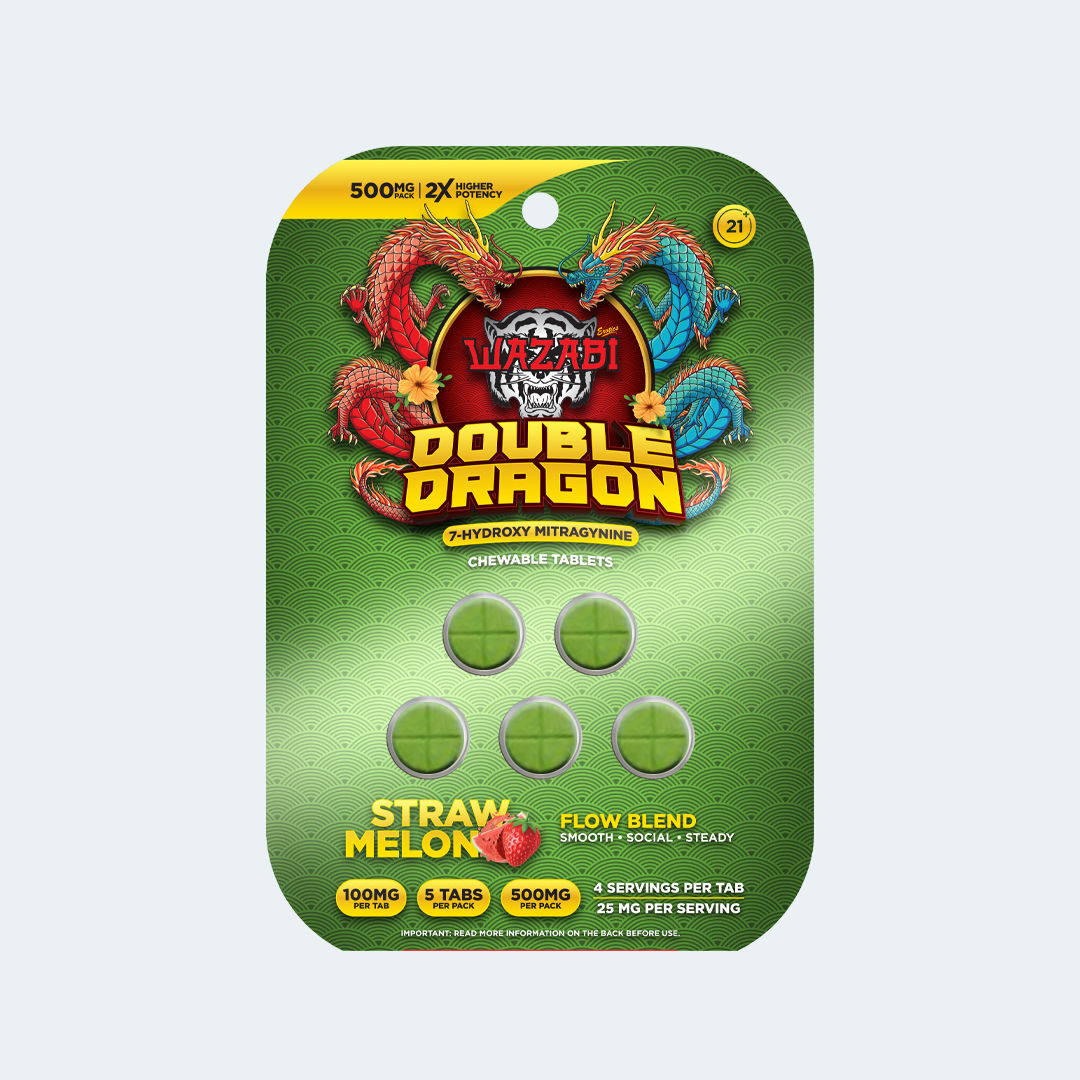 DOUBLE DRAGON I 7-OH | 100MG TAB 500MG POWER PACK