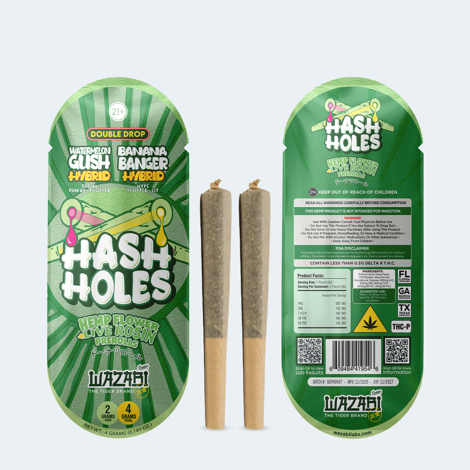 HASH HOLES I THCP | ROSIN JELLY INFUSED