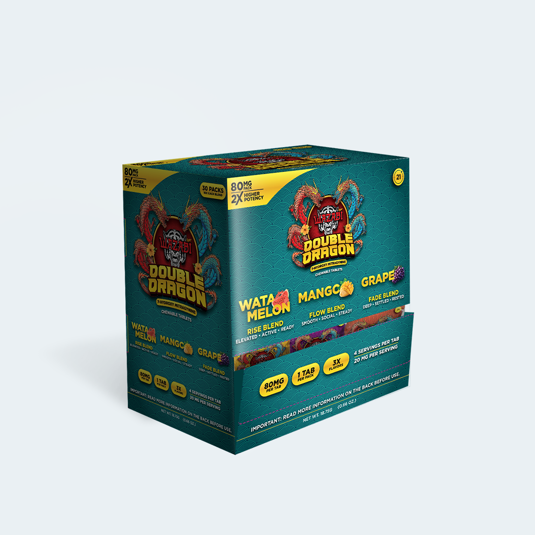 DOUBLE DRAGON I 7-OH | 80MG TAB - 3 IN 1 FLIGHT BOX